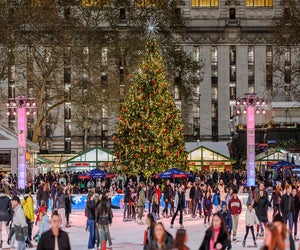 Bring your skates and you can hit the ice for free at Bryant Park. Photo by Colin Miller 
