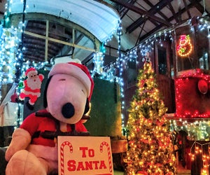 Catch the trolley for Winterfest and the Tunnel of Lights. Photo courtesy of Connecticut Trolley Museum