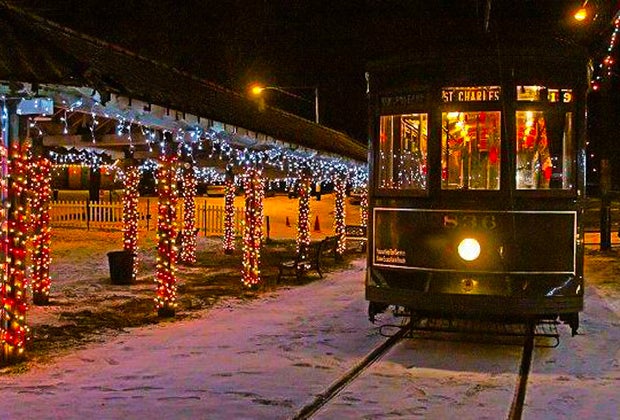 Photo of Christmas trolley-Polar Express Train Rides and Christmas Trains