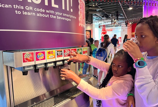 At World of Coca-Cola visitors try all the flavors at Taste It