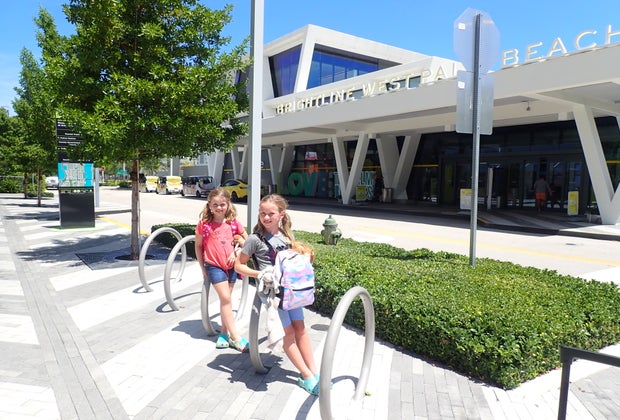 West Palm Beach Train Station exterior