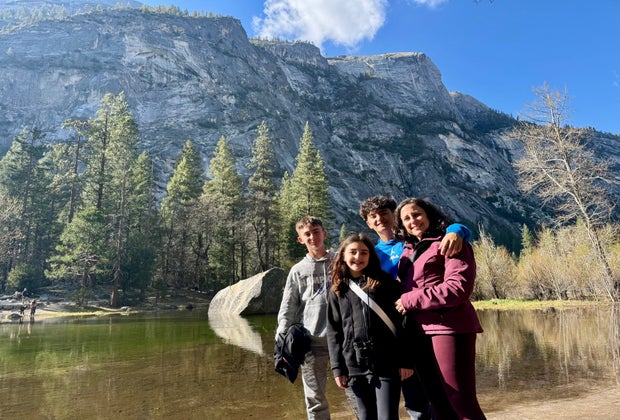 Yosemite National Park with kids: Mirror Lake