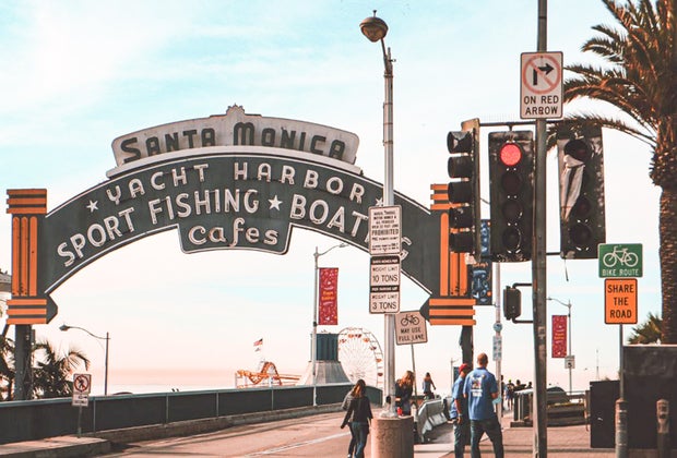 The start of the Satna Monica Pier