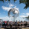 The iconic Unisphere is always a draw. Photo by Julienne Schaer for NYCgo