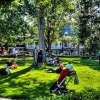 Palmer Square is a great place to relax in the heart of Princeton. Photo courtesy of Palmer Square
