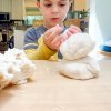 Whip up some easy homemade playdough to keep kids busy for hours. Photo by Mommy Poppins