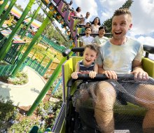 Get ready for smiles and thrills on the Trolls Trollercoaster. Photo courtesy of NBC Universal