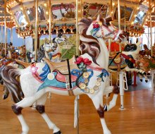 Choose your favorite animal for a fun time on Please Touch Museum's Carousel Ride