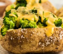 Kids gobble up broccoli when it's smothered in cheese sauce. Photo courtesy of butterwithasideofbread.com