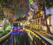 Go Rio Riverboat at Hilton Palacio del Rio San Antonio during Christmas. Photo by Nan Palermo via Flickr 2.0