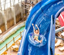 Don't sweat the weather, because the best indoor water parks in New England are waiting for year-round fun! Photo courtesy of Jay Peak Resort