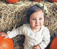 Take the kids out to pumpkin patches near Boston for family fun thus fall! Photo courtesy of Smolak Farm