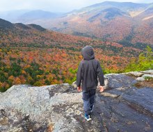 The view from the summit of Rooster Comb is magical when the leaves are changing colors. Photo by the author