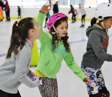 The Andrew Stergiopoulos Ice Rink in Great Neck offers learn-to-skate programs and plenty more. 