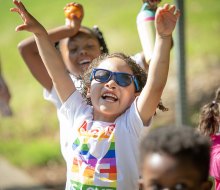 Kids can spend the day playing in the park at one of several camps across Gwinnett County. Photo courtesy of Gwinnett Park and Recreation