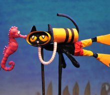 See wonderful live puppet performances, like Pete the Cat, at the Center for Puppetry Arts. Photo by Chris Hunt