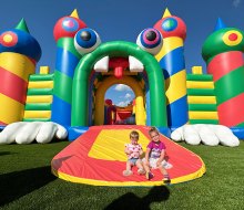 Bounce your way to fun at Funbox Bounce House at Sugarloaf Mills (as well as a second location in Kennesaw). Photo by Holly McCaffrey