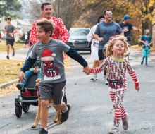 Lace up those running shoes for the Jingle Jog Fun Run in Virginia-Highland. Photo courtesy of the event