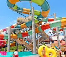 Conquer the slides at Six Flags White Water. Photo courtesy of Six Flags White Water