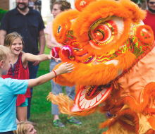 Families head to the Atlantic Green at Atlantic Station nightly to celebrate the Year of the Snake. Photo courtesy Atlantic Station 