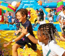 It's the final weekend for kids to bounce, jump and slide their hearts out at the traveling bouncy house Big Bounce America. Photo courtesy of Big Bounce America. 
