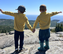 Take in some amazing sights on the Maine coast  when visiting Acadia National Park with kids!