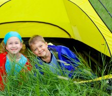 Introduce the kids to the joy of camping at sites with kid-friendly amenities.