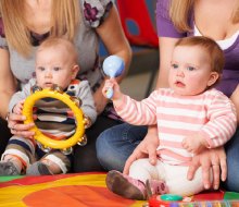 Gymboree Play & Music offers Mommy & Me classes for babies and toddlers ages 0-3 and their caregivers.