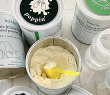 Scoop up your next order of Bobbie formula from the comfort of your couch thanks to the Bobbie-Uber Eats collaboration. Photo courtesy of Bobbie