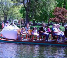 You know Spring has sprung when the Swan Boats return to Boston in April 2025! Swan Boat photo by Elliott & Dena via Flickr 2.0