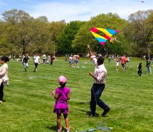 Get out in Boston this weekend for some family fun and things to do with kids! Photo courtesy of the Franklin Park Kite & Bike Festival