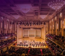 The world-famous Boston Pops came back to Symphony Hall for the annual Holiday Pops concerts.  Photo courtesy of Bso.org