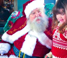 Find the best spots for breakfast with Santa and pictures with Santa Claus in Connecticut in 2022! Photo by Ally Noel