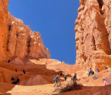 Climb through the magnificent rock formations at Bryce Canyon National Park. Photo by Tim Knauff