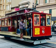​Riding a cable car is a must when in San Francisco! Photo by Gina Ragland