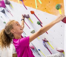 Have your kids climb the walls, literally. Photo courtesy of Philadelphia Rock Gym