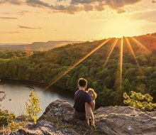 The view from the top is so sweet! Chauncey Peak photo courtesy of Visit CT. 