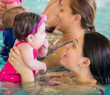 Mommy & Me Swim Class. Photo by Fat Camera courtesy of Canva