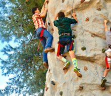 The rock climbing tower at Ventura Ranch is just one of the activities at KOA Ventura Ranch. Photo courtesy of the campground