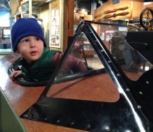 Kids can take flight at the Cradle of Aviation Museum for free. Photo by Kristen Markel