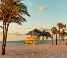 The beach at Crandon Park in Miami. Photo courtesy of the Greater Miami Convention & Visitors Bureau 