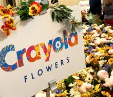 We got to check out the pop-up that launched Crayola Flowers with a 