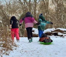 The snow isn't a drag when you have the top things to do in Connecticut for February 2025! Earthplace photo by Zoe Browne courtesy of the center.