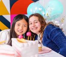 Get celebrating at the best indoor birthday party places for kids in Connecticut! Make-Modern birthday party photo by Nina Nelson Photography