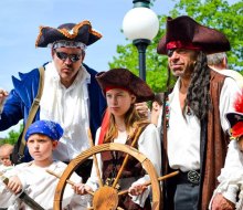 Set a course for fun things to do in with kids as June 2025 lands in Connecticut! Downtown Milford's Annual Pirate's Day. Photo courtesy of the event.