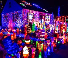 The North Shore is just one destination for spectacular neighborhood holiday lights in Greater Boston this year! Photo courtesy of the Danvers Lights Facebook Page