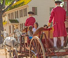 Take a carriage ride through the streets of Colonial Williamsburg. 