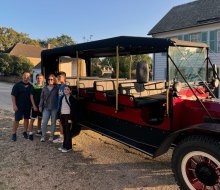 A Steamer Wagon tour is the perfect way to explore Yorktown Battlefield with kids! Photo by Jennifer Marino Walters