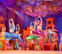 Disney On Broadway has released a new instructional video teaching fans how to dance the opening number “Arabian Nights” (above) from Aladdin. Photo by Deen Van Meer