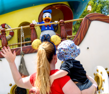 Say hi to Donald! Photo by Richard Harbaugh, courtesy of the Disneyland Resort